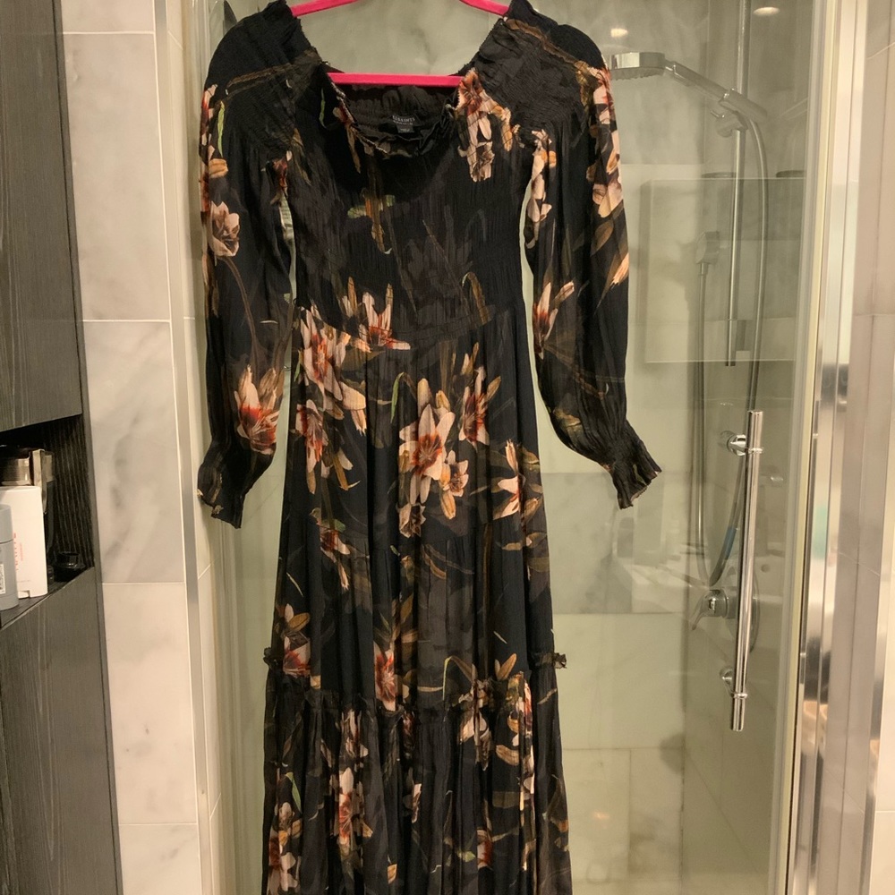 All saints dress made of a beautiful silk . No tags , but never worn